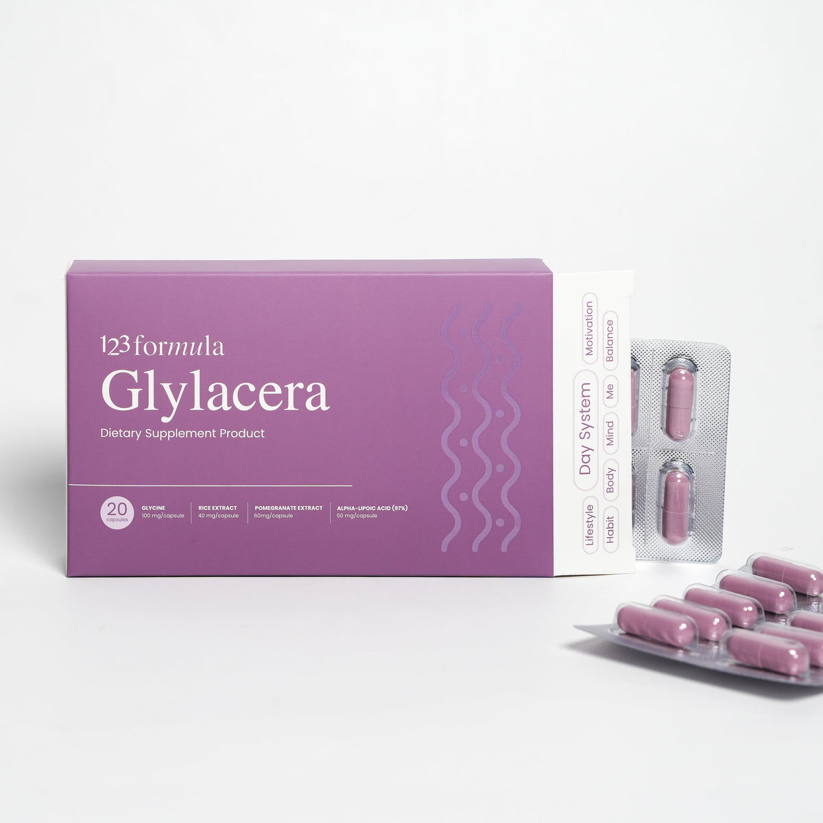 123FORMULA Glylacera ไกลลาเซร่า | เซราไมด์ + Glycine + ALA